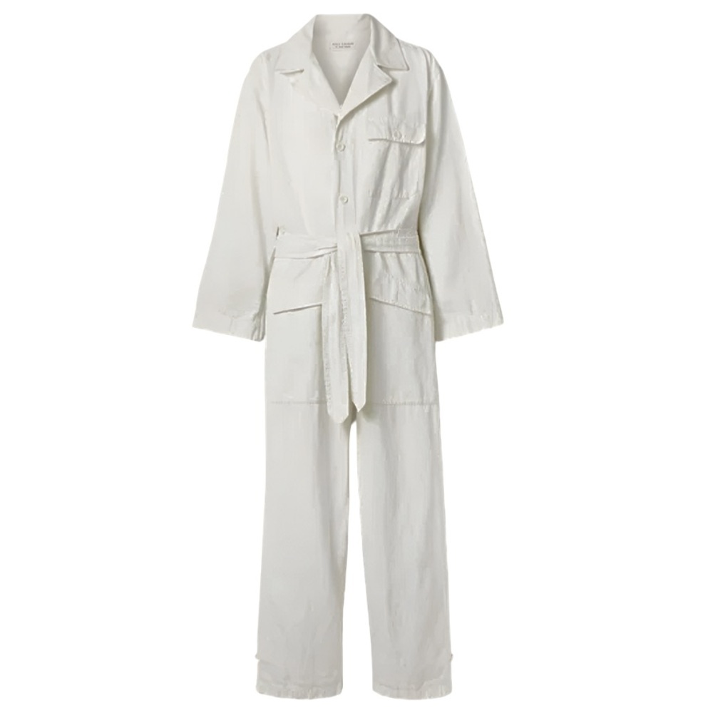 NILI LOTAN Aria Jumpsuit White XS NWT